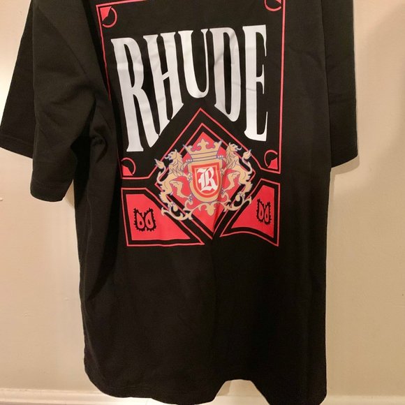 Rhude Black Graphic T-Shirt - Picture 2 of 9